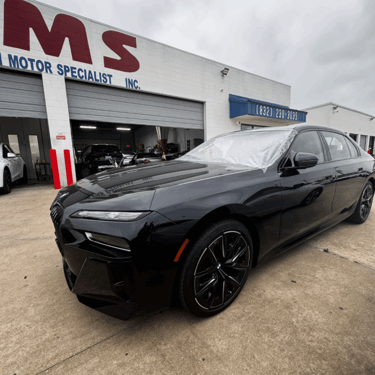 BMW 7 Series Windshield Collision Repair in Houston