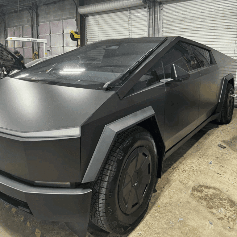 Cybertruck repair in houston by CMS Collision Motor Specialist