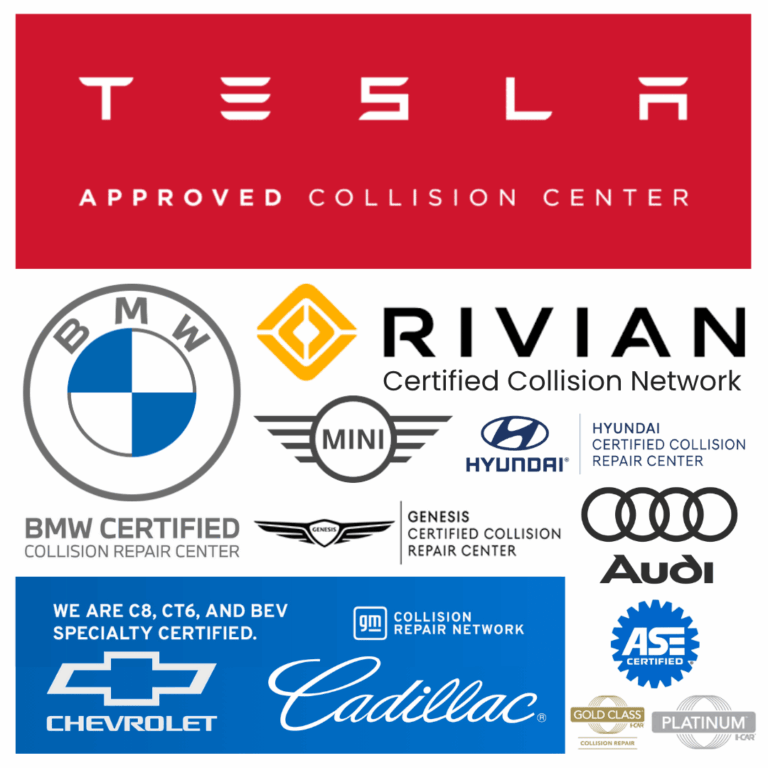 Certified Auto Body Logos in Houston CMS 2025 Update